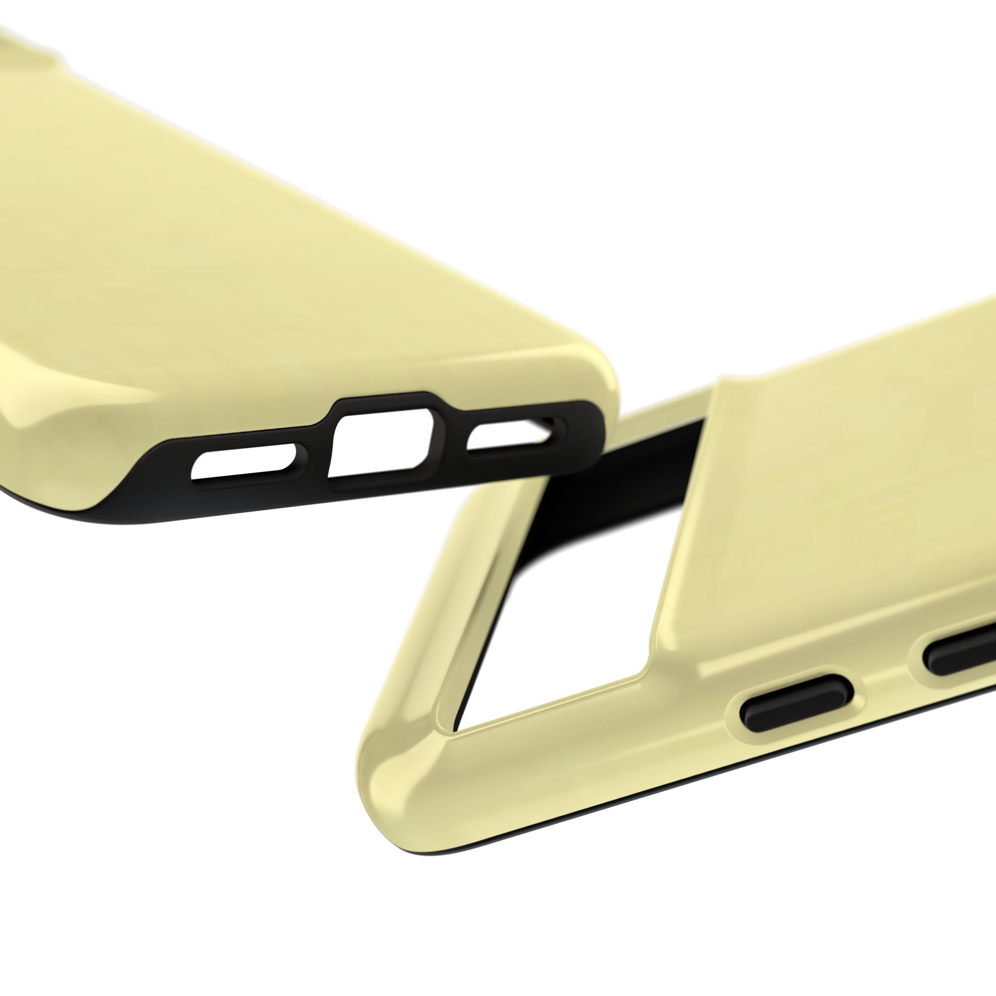 Pale Yellow Protective Phone Case