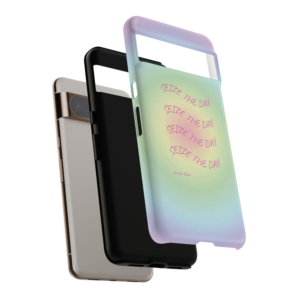 Bermuda Halo Seize The Day Pastel Gradient Tough Phone Case