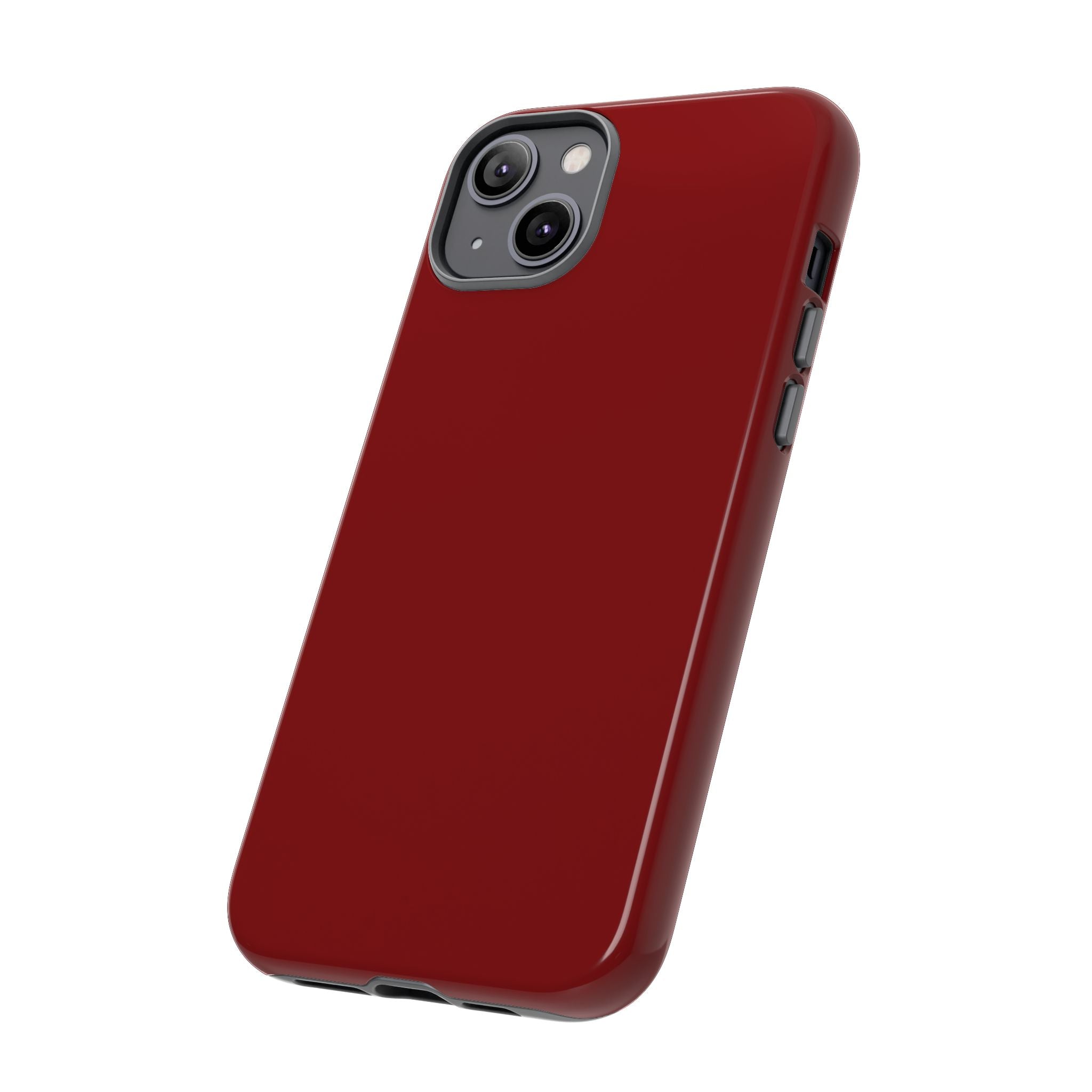 Dark Red Protective Phone Case