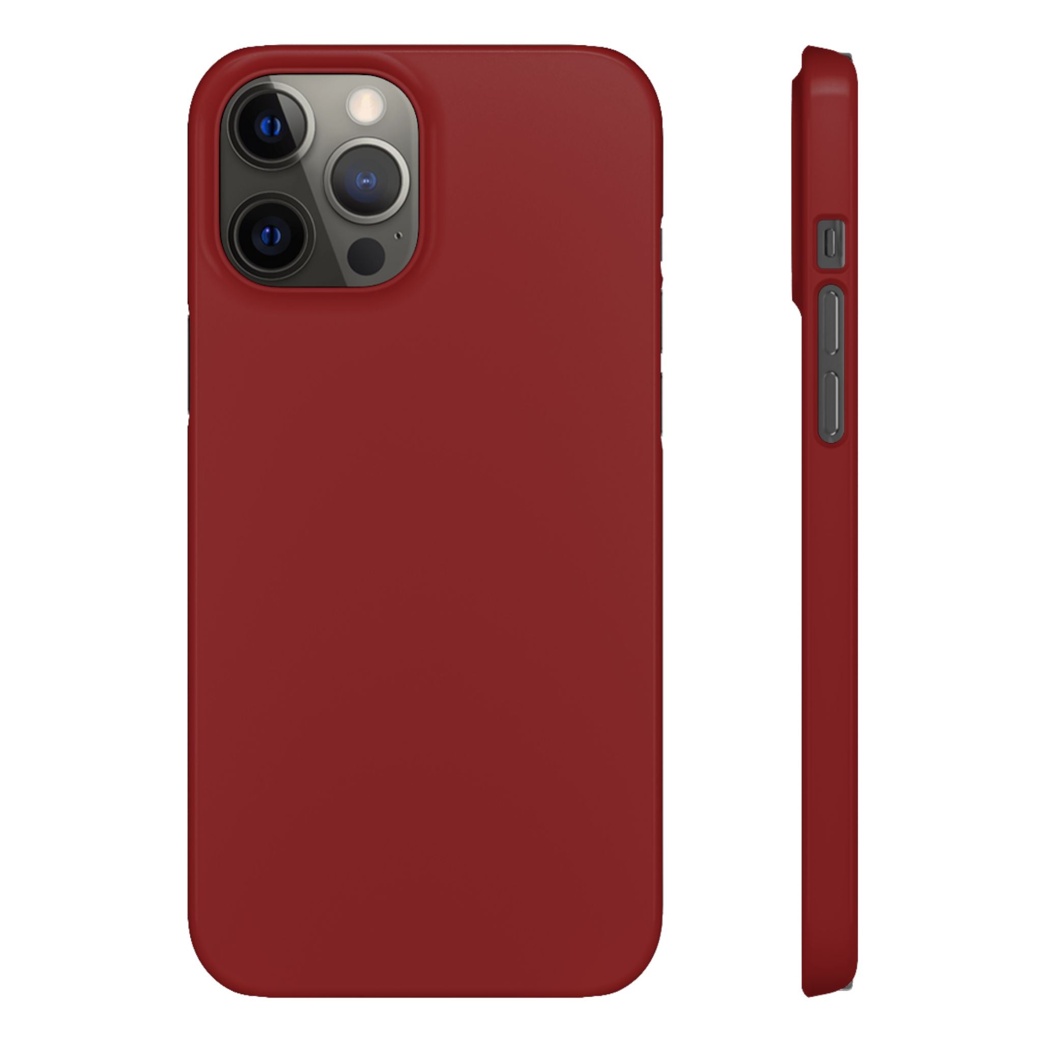 Dark Red Snap Phone Case