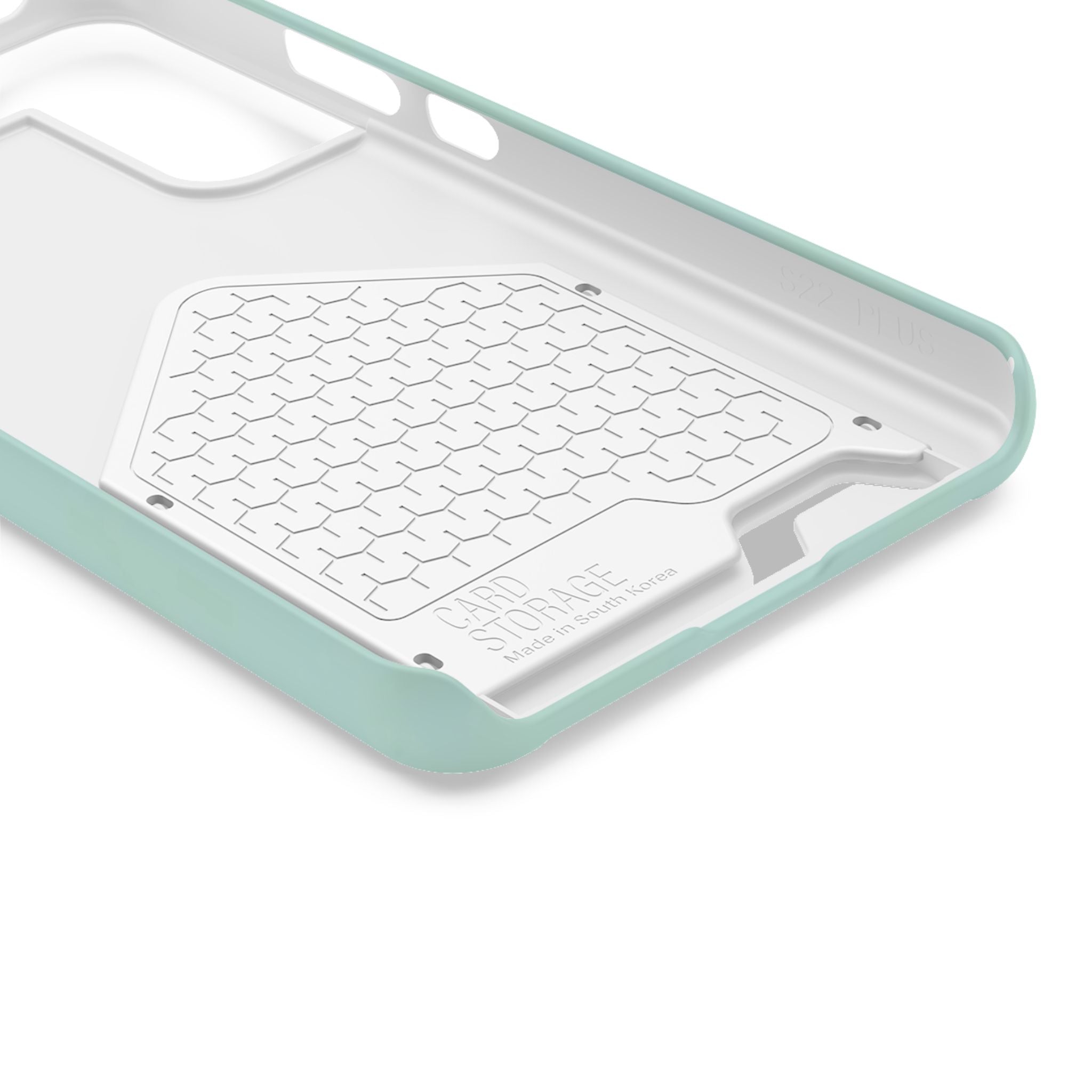 Light Mint Card Holder Phone Case