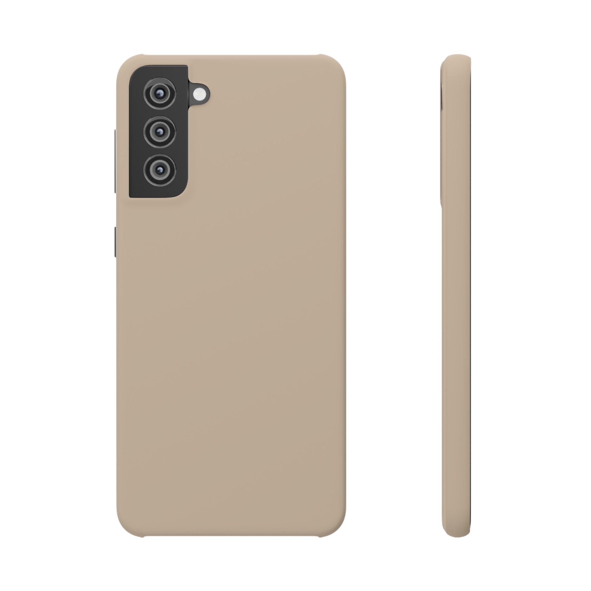 Beige Snap Phone Case
