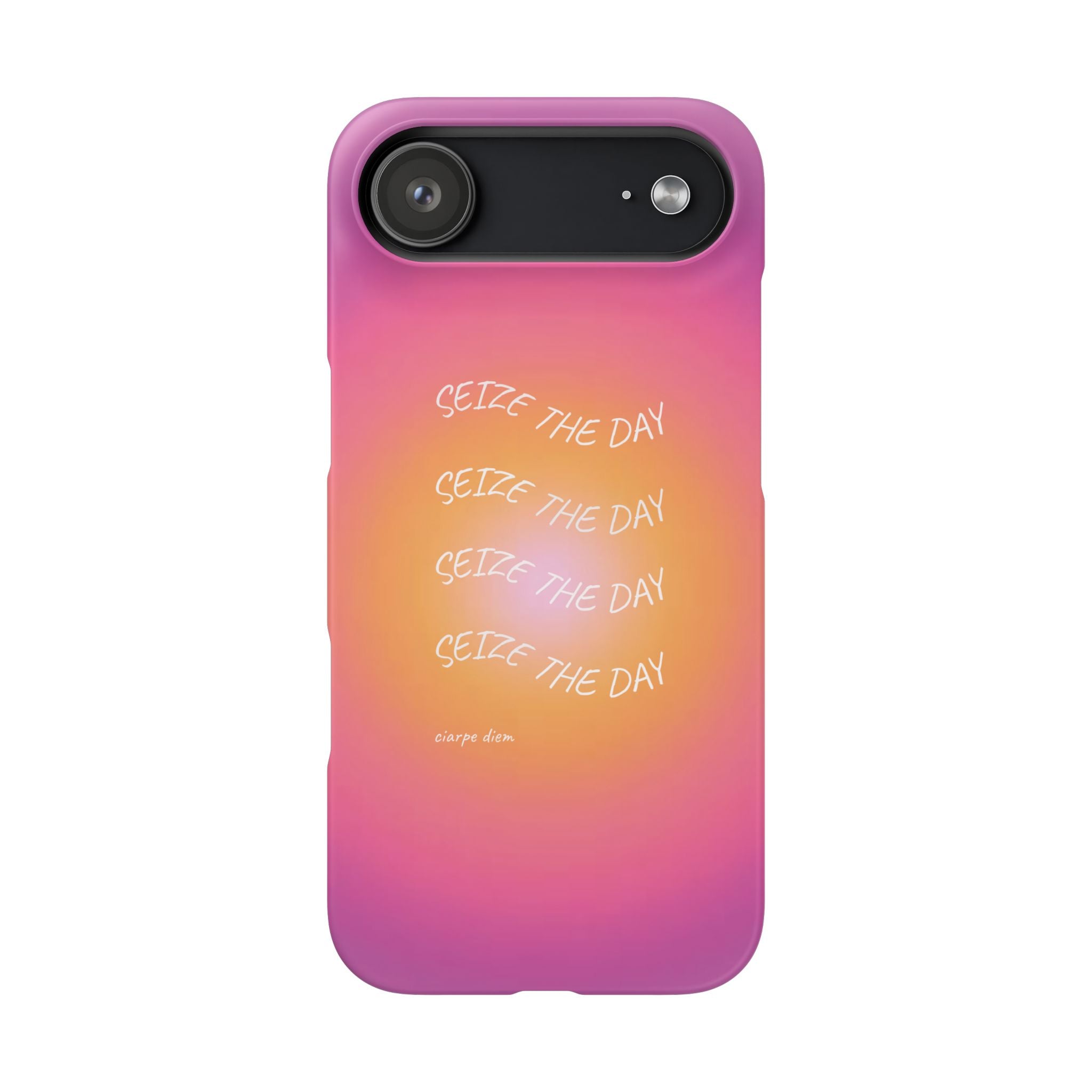Carpe Diem Sunburst Gradient Snap Phone Case