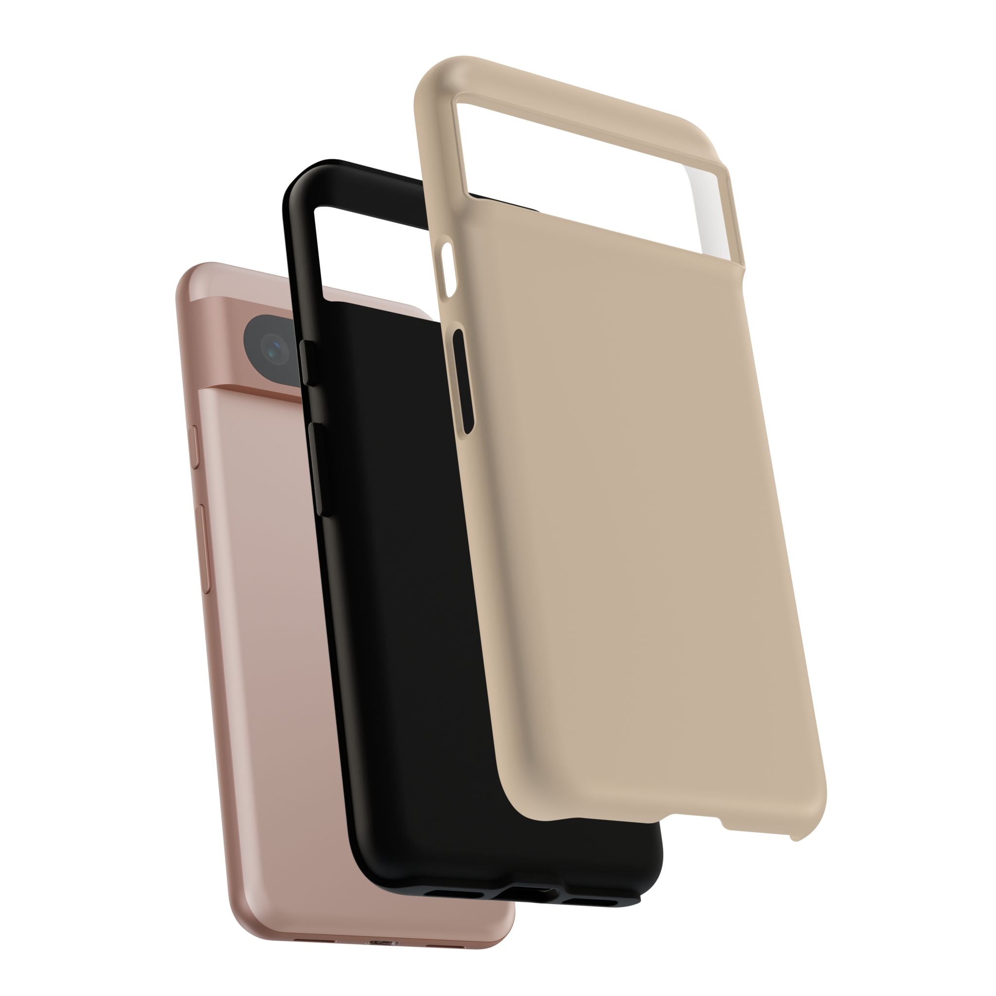Beige Protective Phone Case
