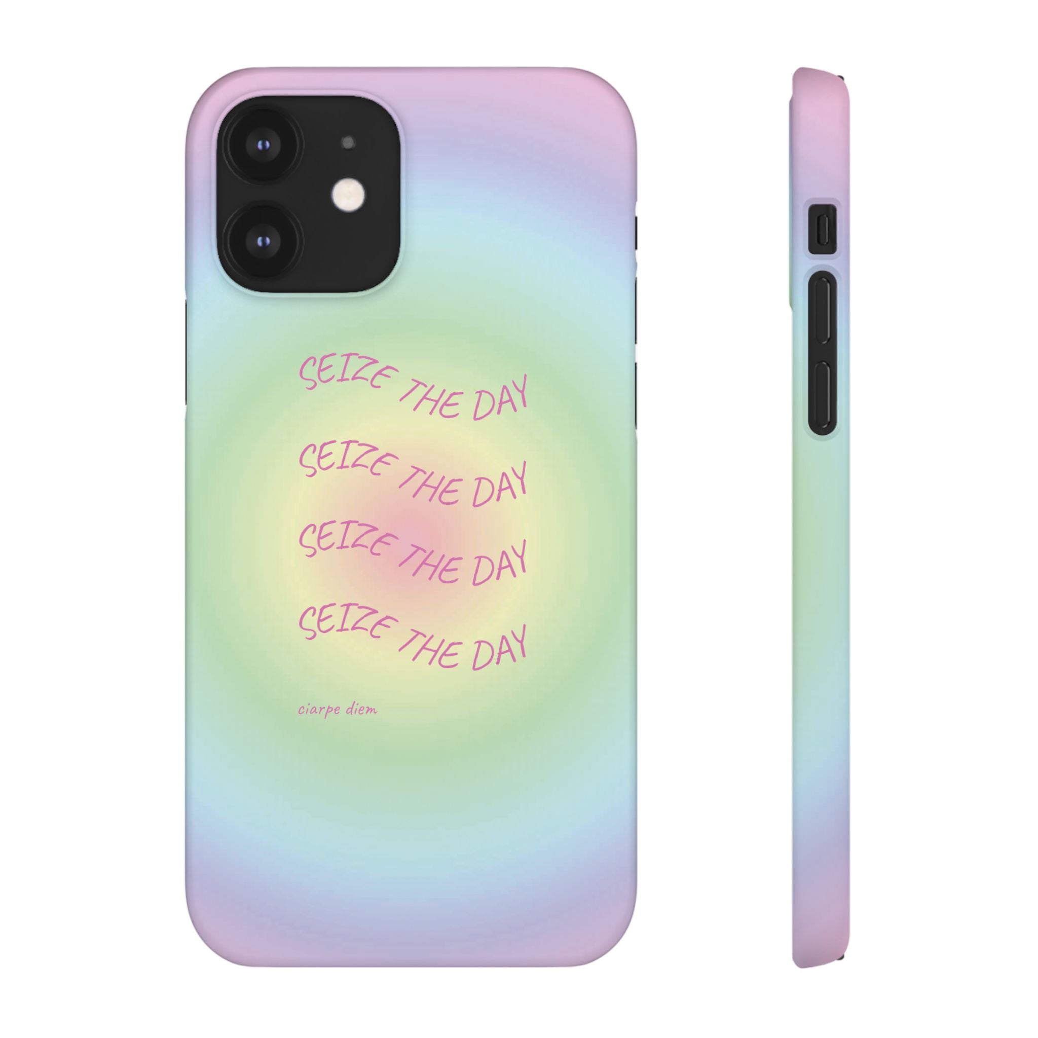 Carpe Diem Bermuda Halo Gradient Snap Phone Case