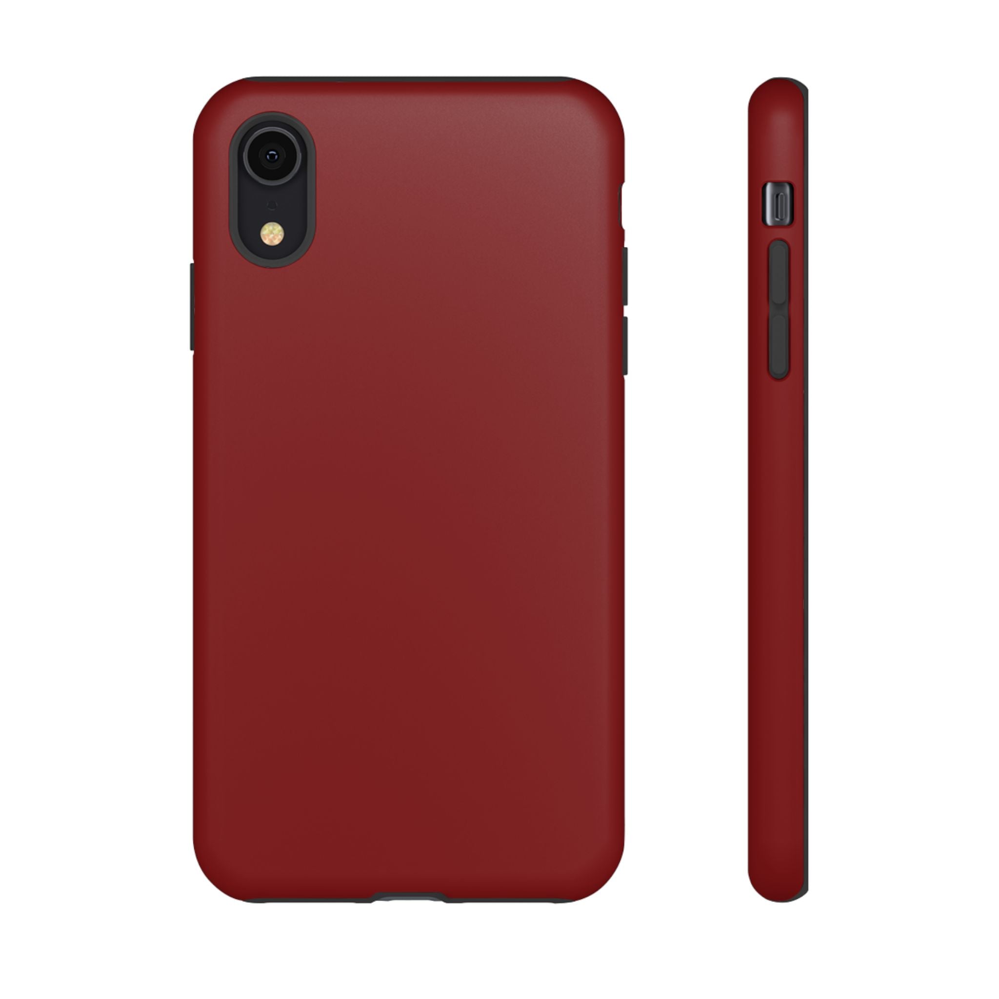 Dark Red Protective Phone Case