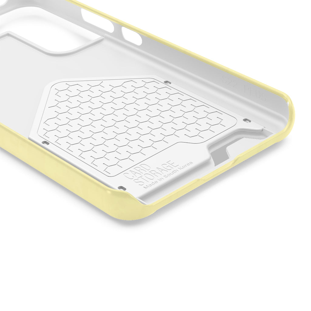 Pale Yellow Card-Holder Phone Case