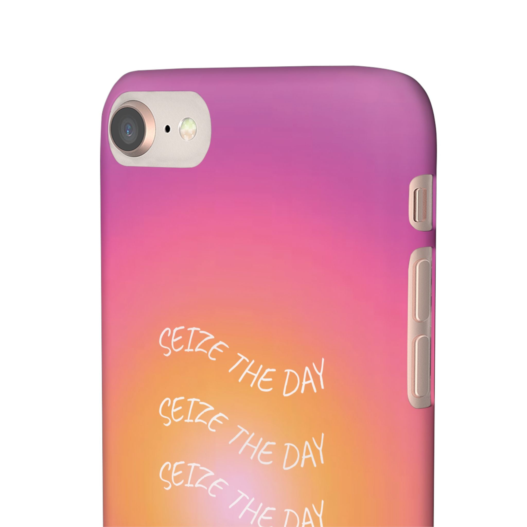 Carpe Diem Sunburst Gradient Snap Phone Case