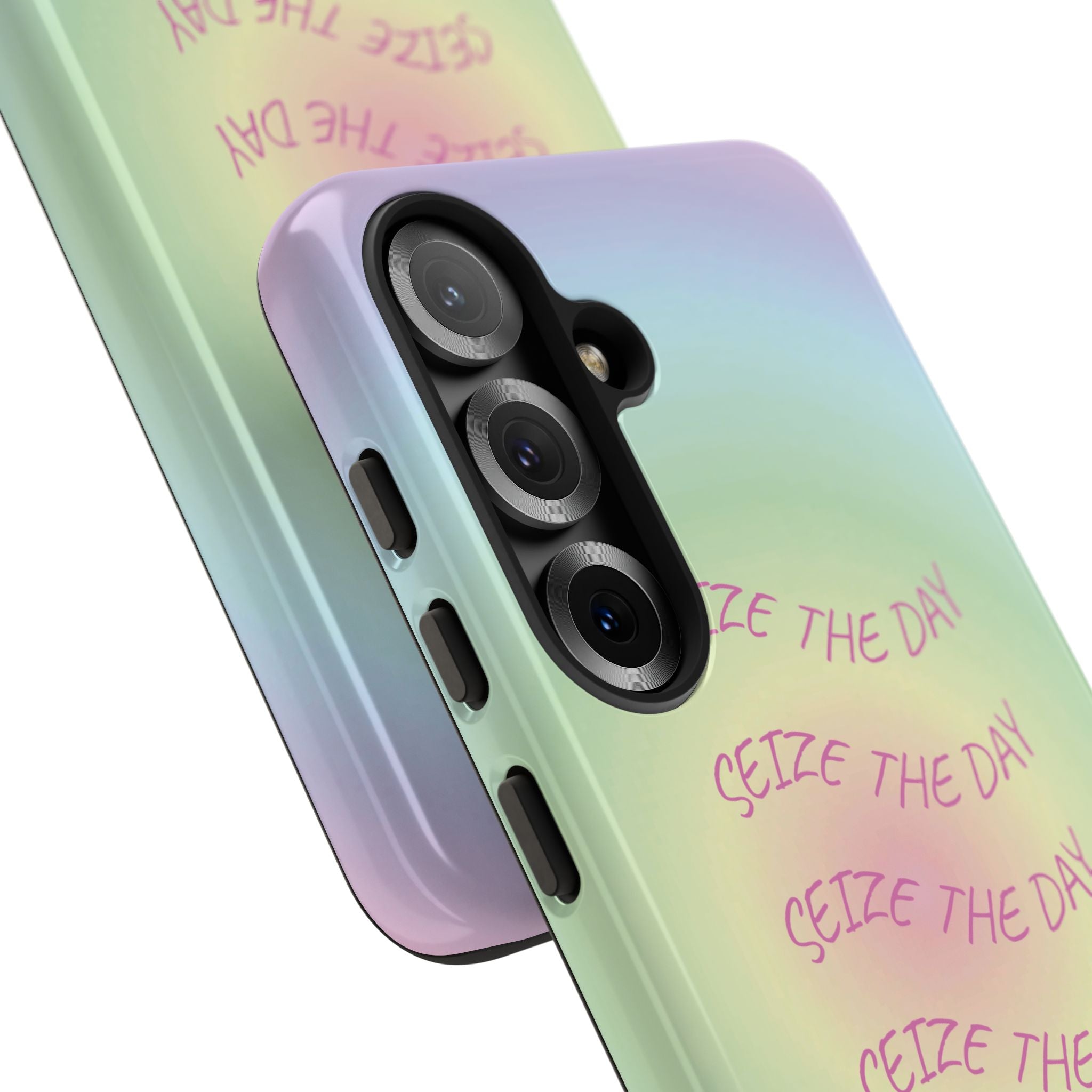 Bermuda Halo Seize The Day Pastel Gradient Tough Phone Case