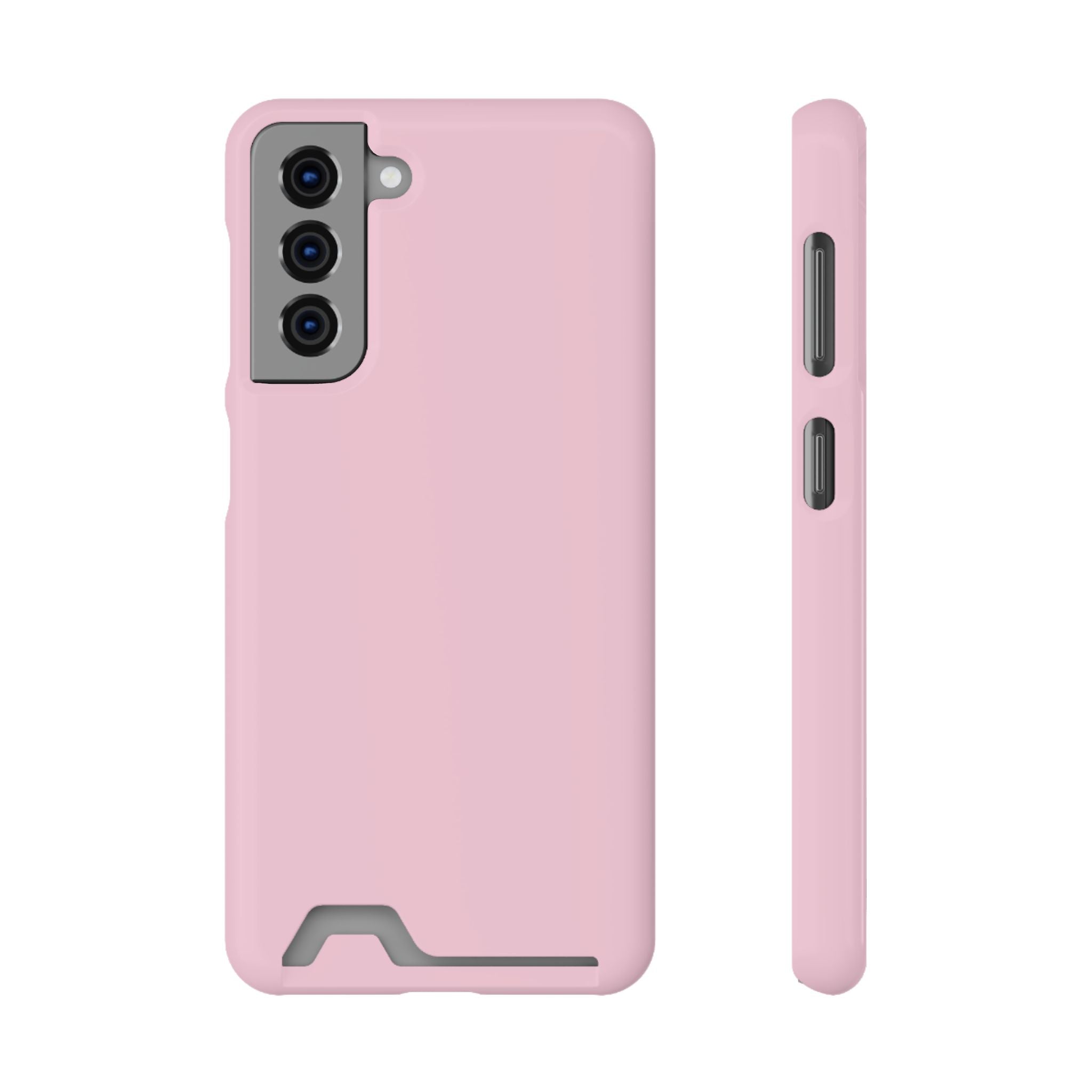 Pale Pink Card-Holder Phone Case