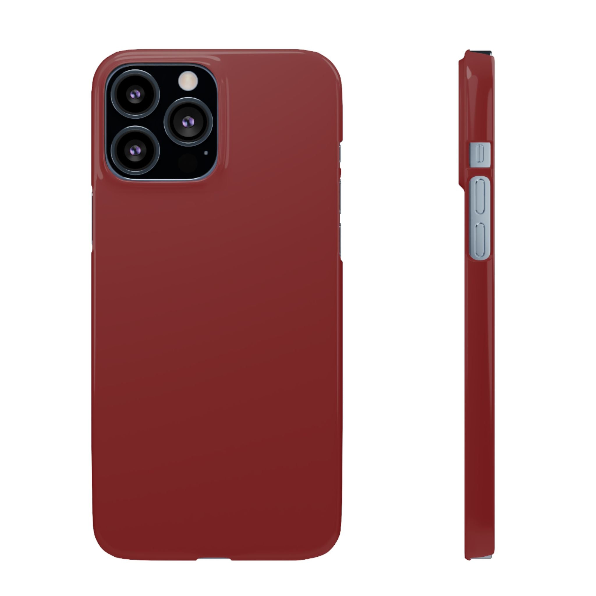 Dark Red Snap Phone Case