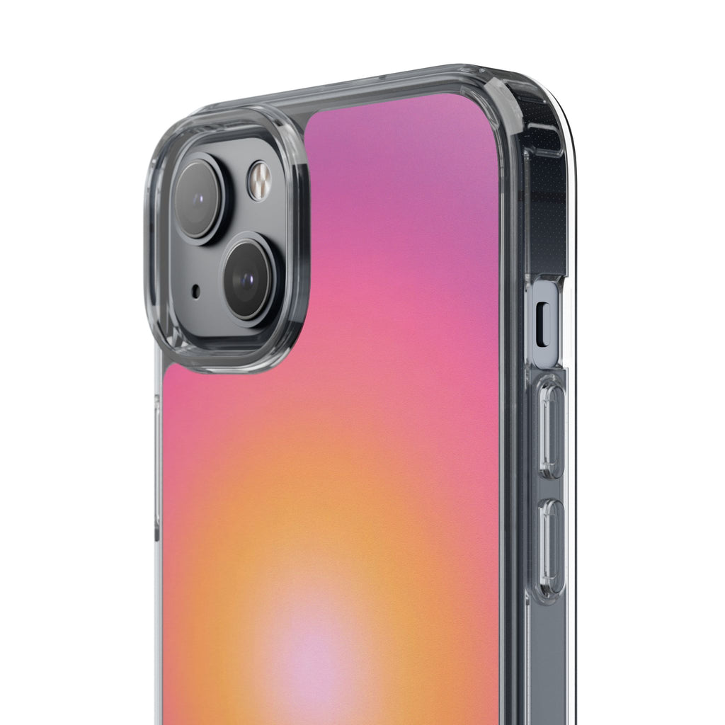 Sunset Gradient Clear Protective Cover