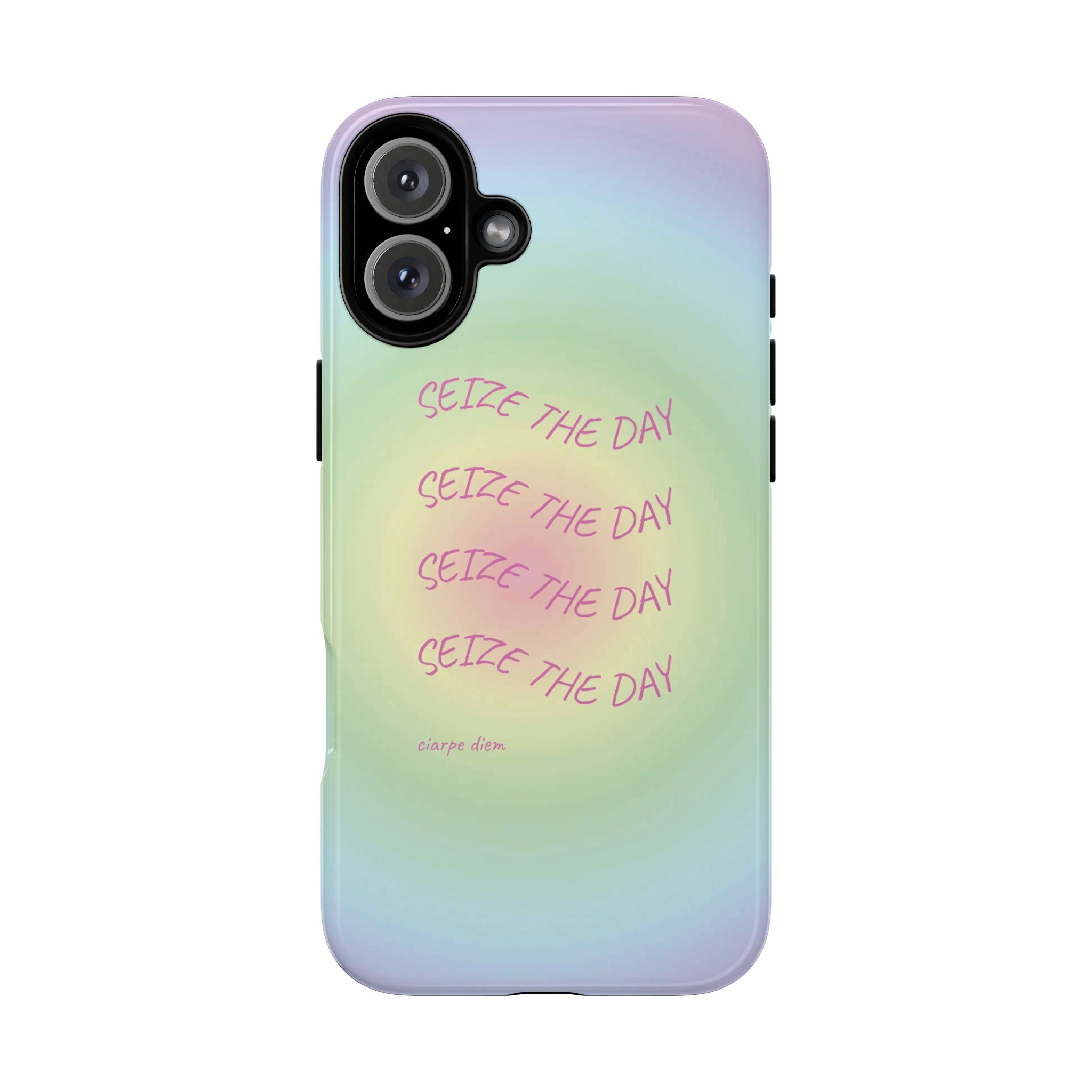 Bermuda Halo Seize The Day Pastel Gradient Tough Phone Case