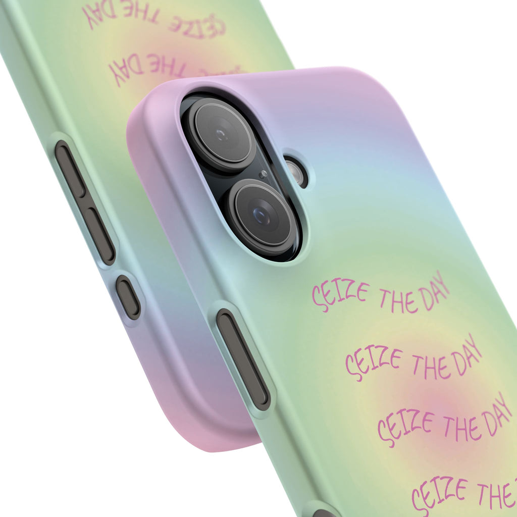 Carpe Diem Bermuda Halo Gradient Snap Phone Case