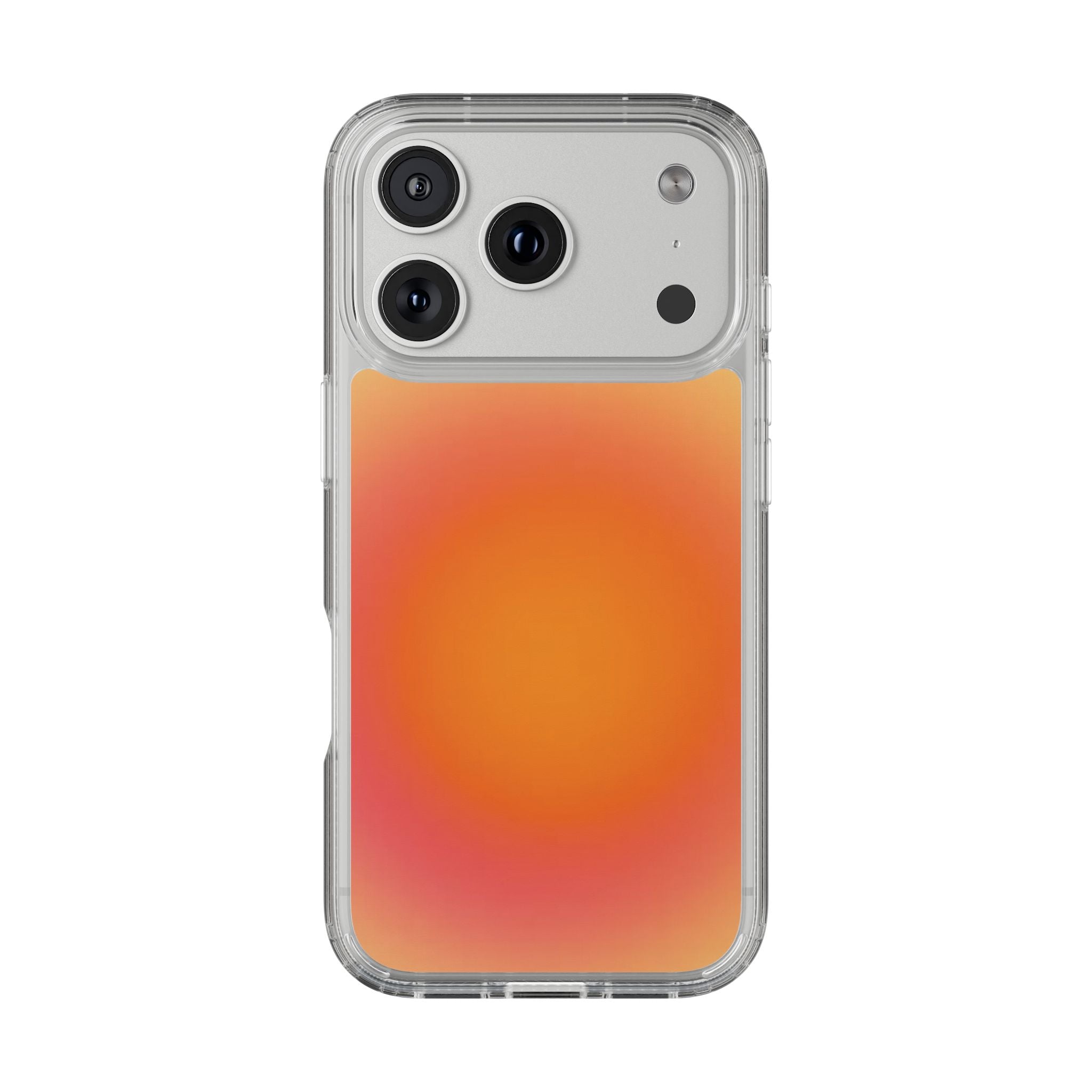 Clear Sunburst Protective Phone Case