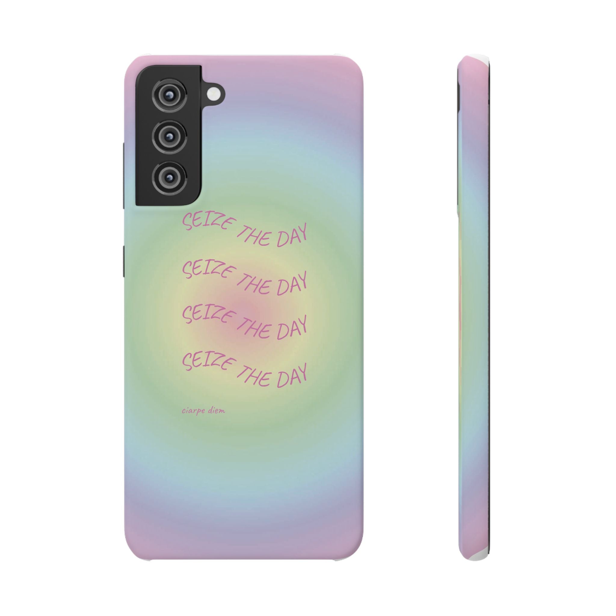 Carpe Diem Bermuda Halo Gradient Snap Phone Case