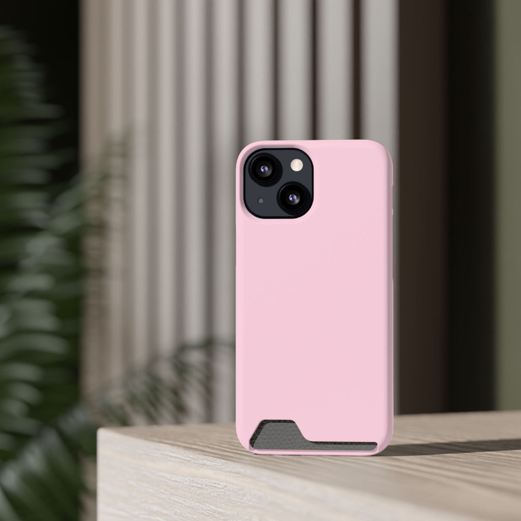 Pale Pink Card-Holder Phone Case