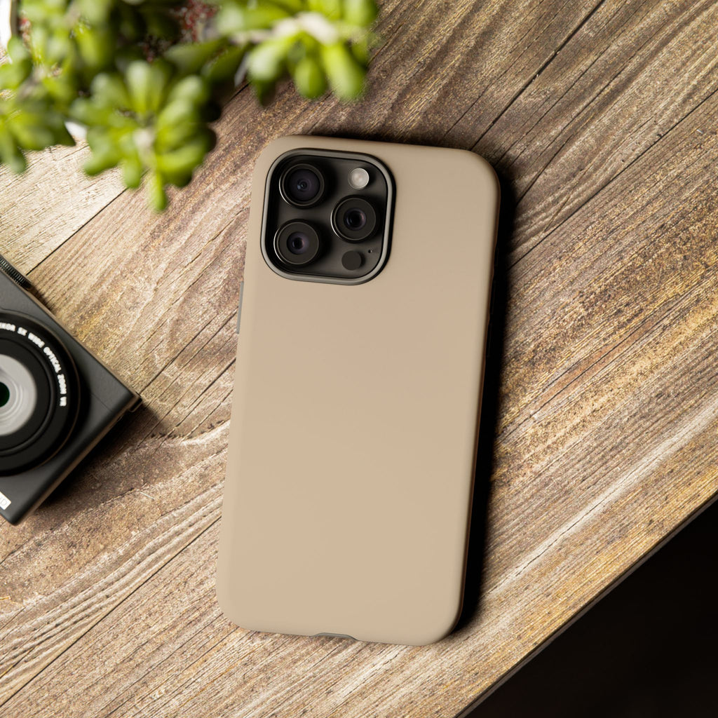 Beige Protective Phone Case