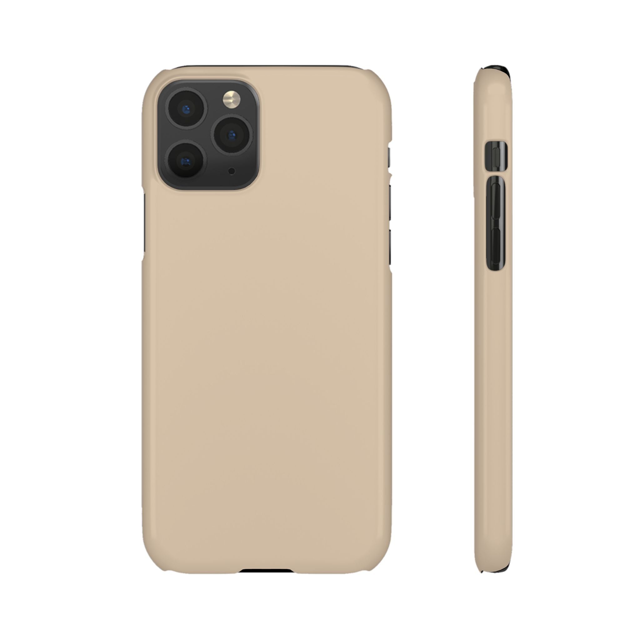 Beige Snap Phone Case