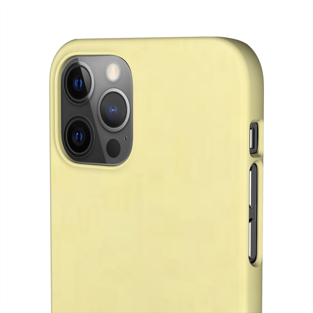 Pale Yellow Snap Phone Case