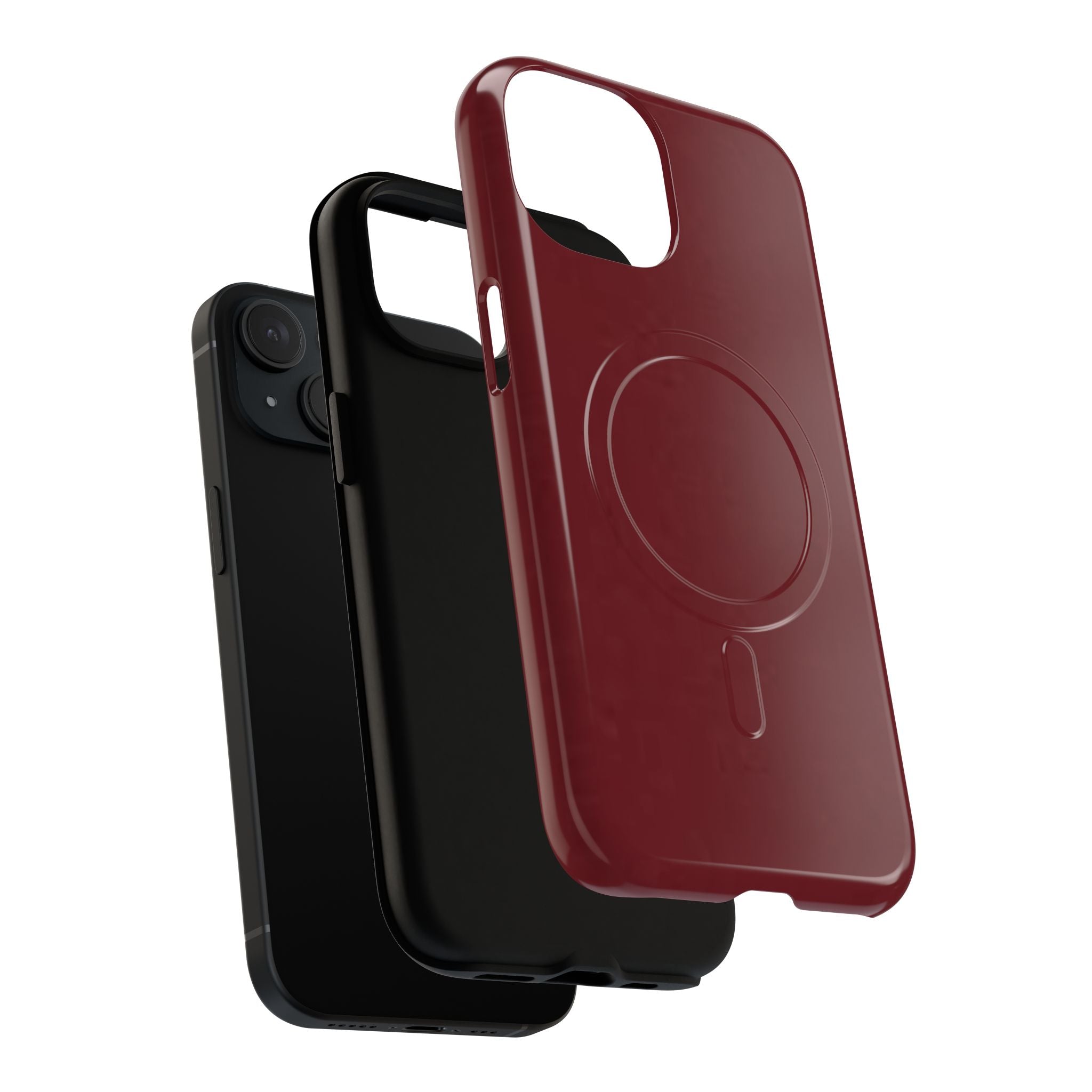 Dark Cherry MagSafe Protective Phone Case