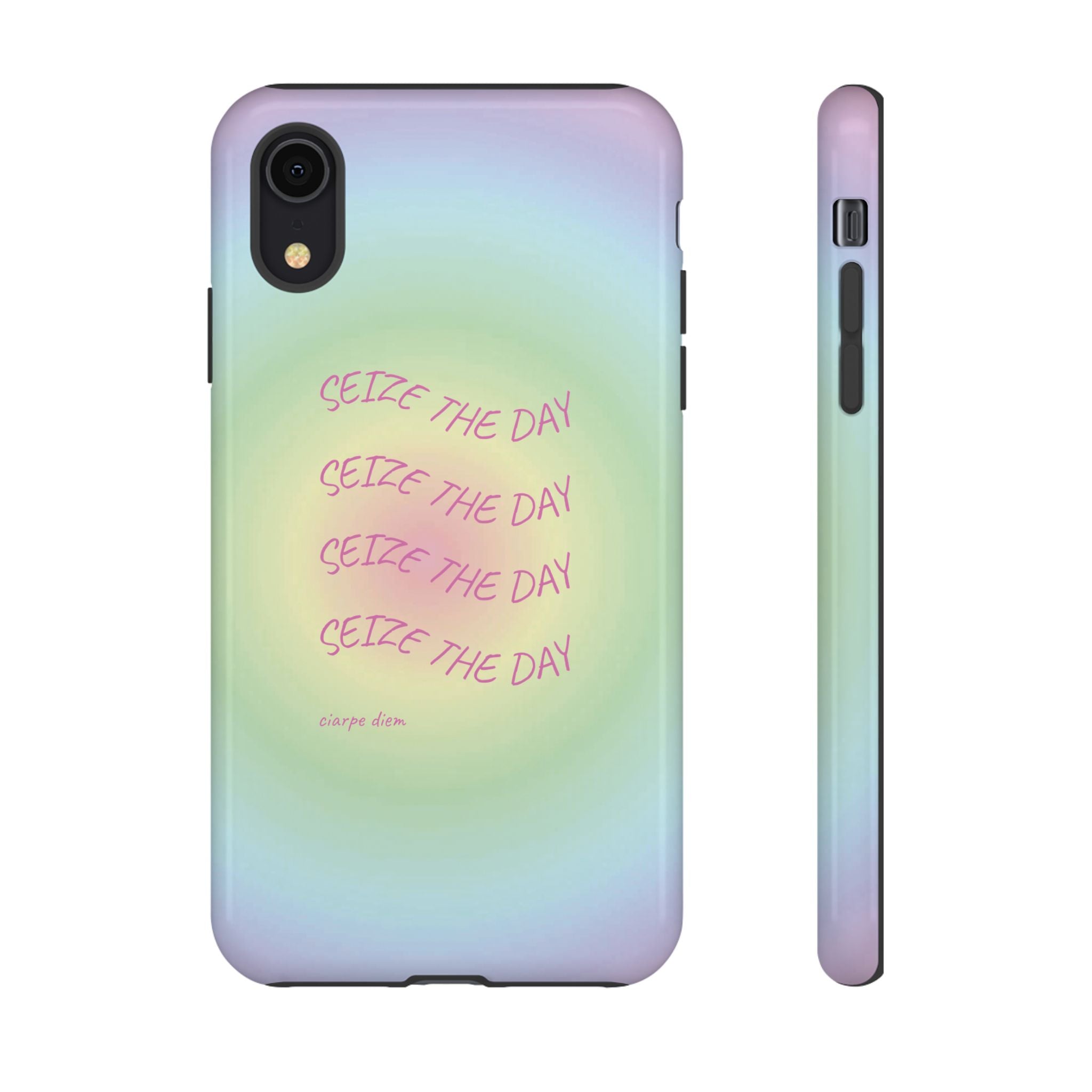 Bermuda Halo Seize The Day Pastel Gradient Tough Phone Case