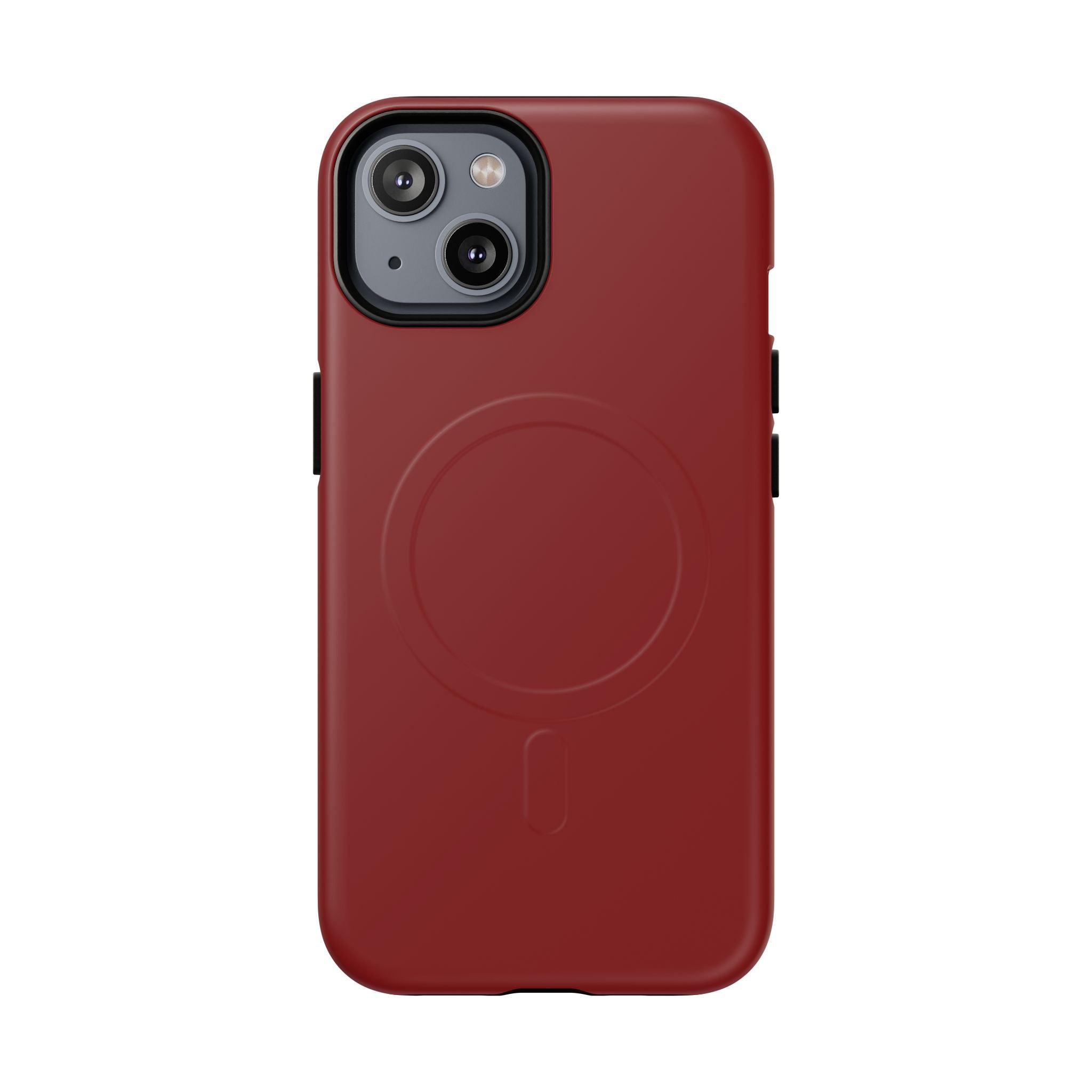Dark Red MagSafe Protective Phone Case
