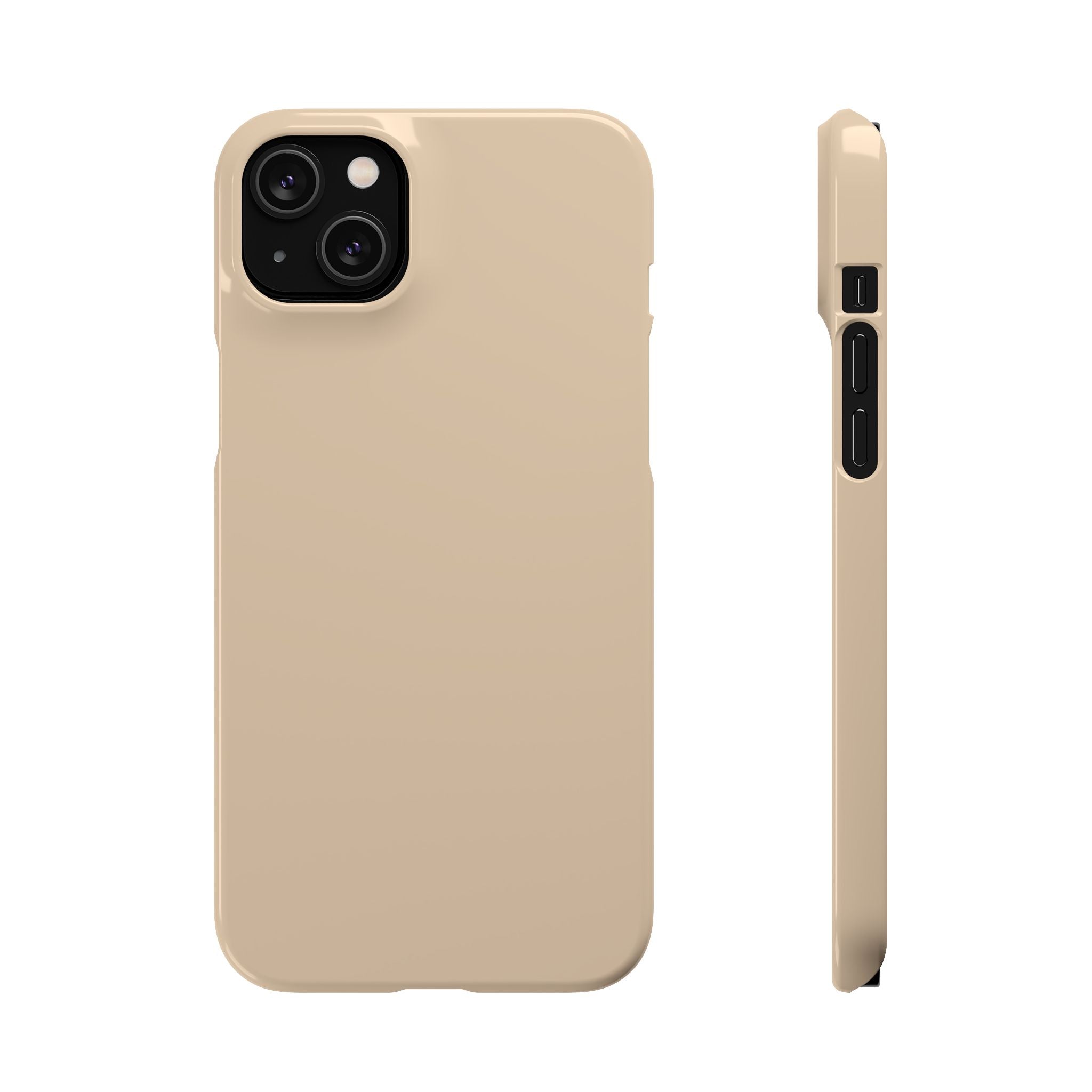 Beige Snap Phone Case