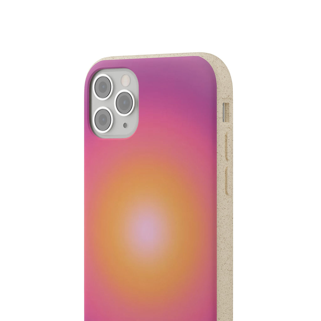 Sunset Glow Biodegradable Phone Case -  Eco-Friendly Cover