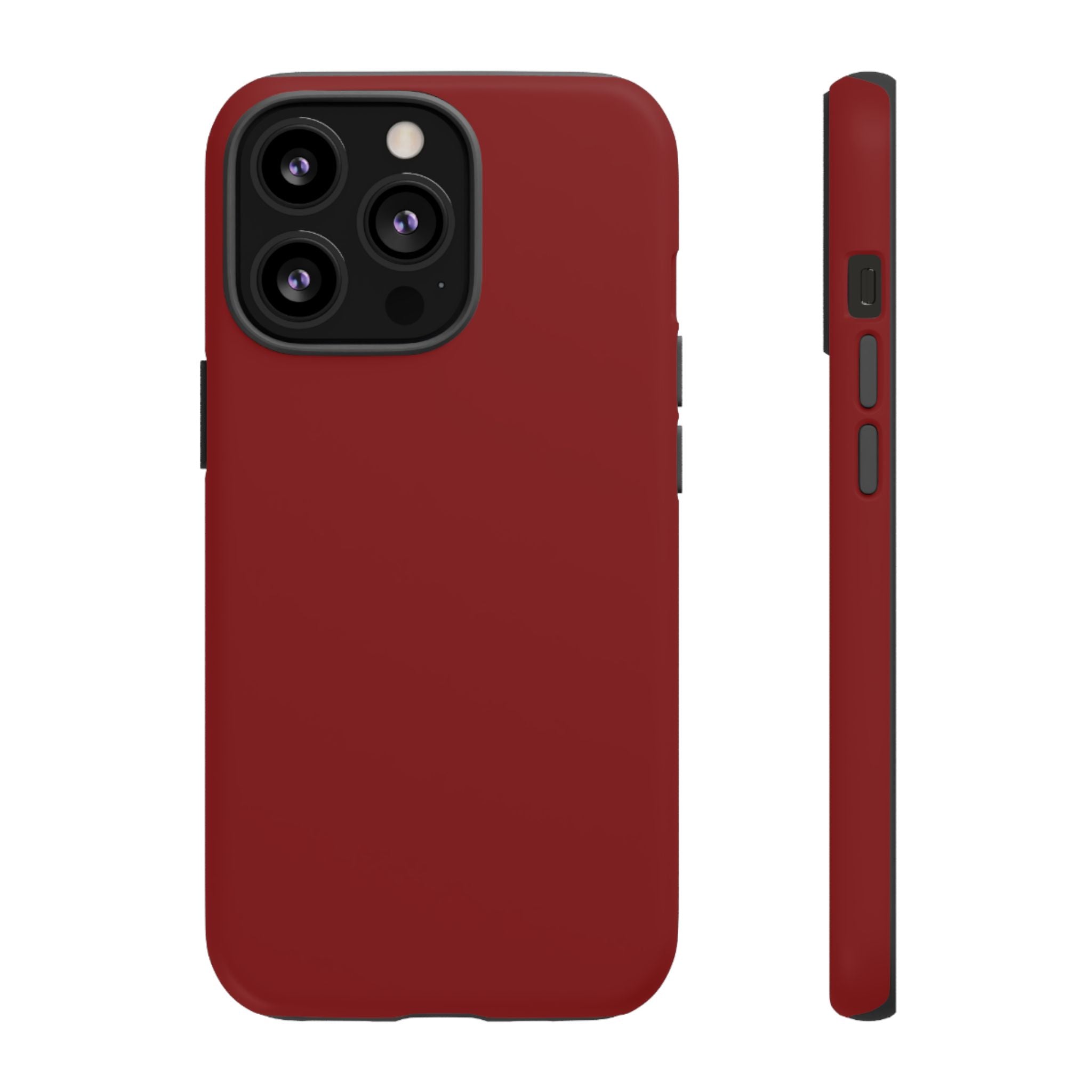 Dark Red Protective Phone Case