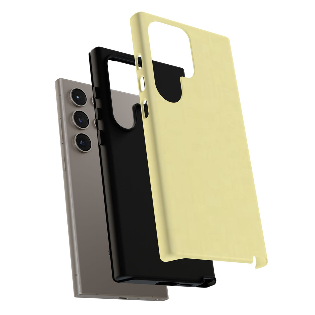 Pale Yellow Protective Phone Case