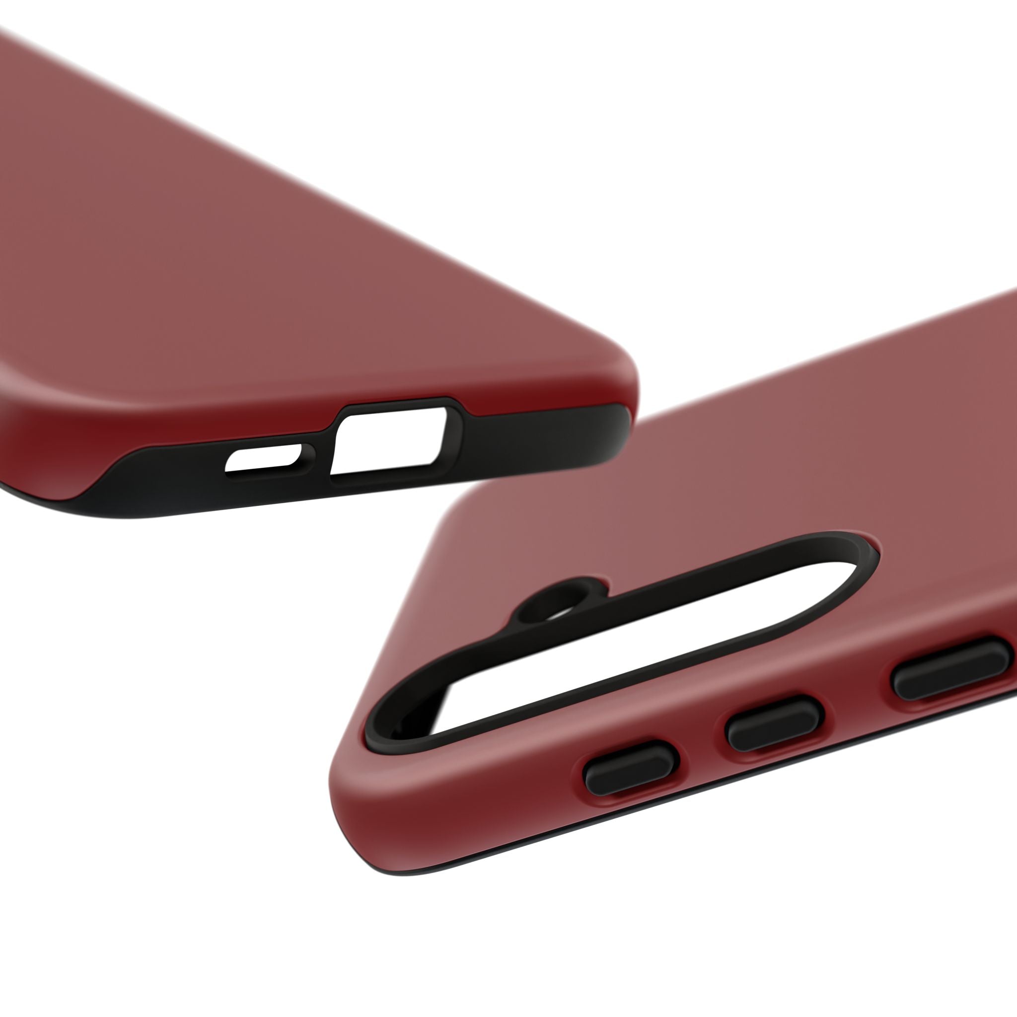 Dark Red Protective Phone Case