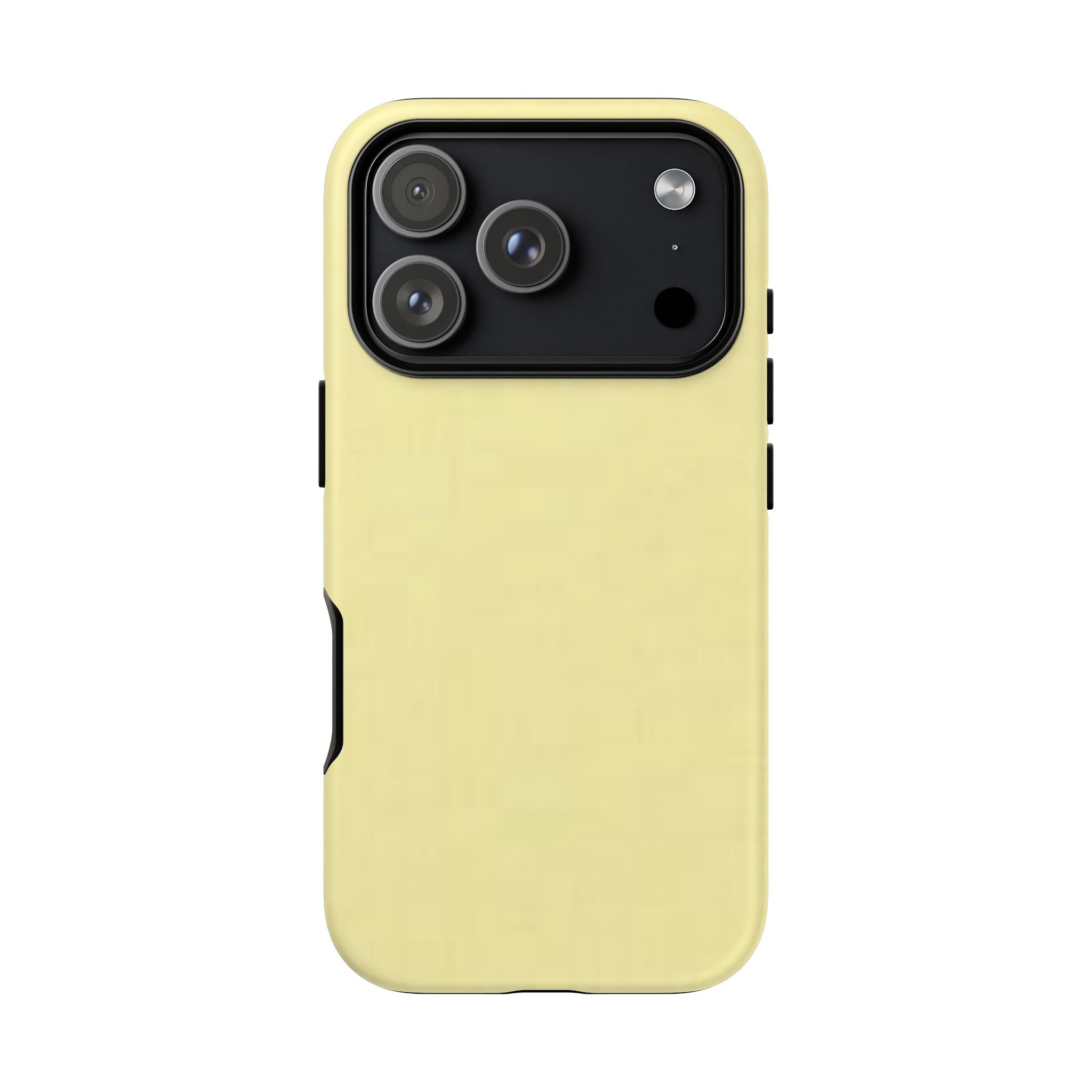 Pale Yellow Protective Phone Case