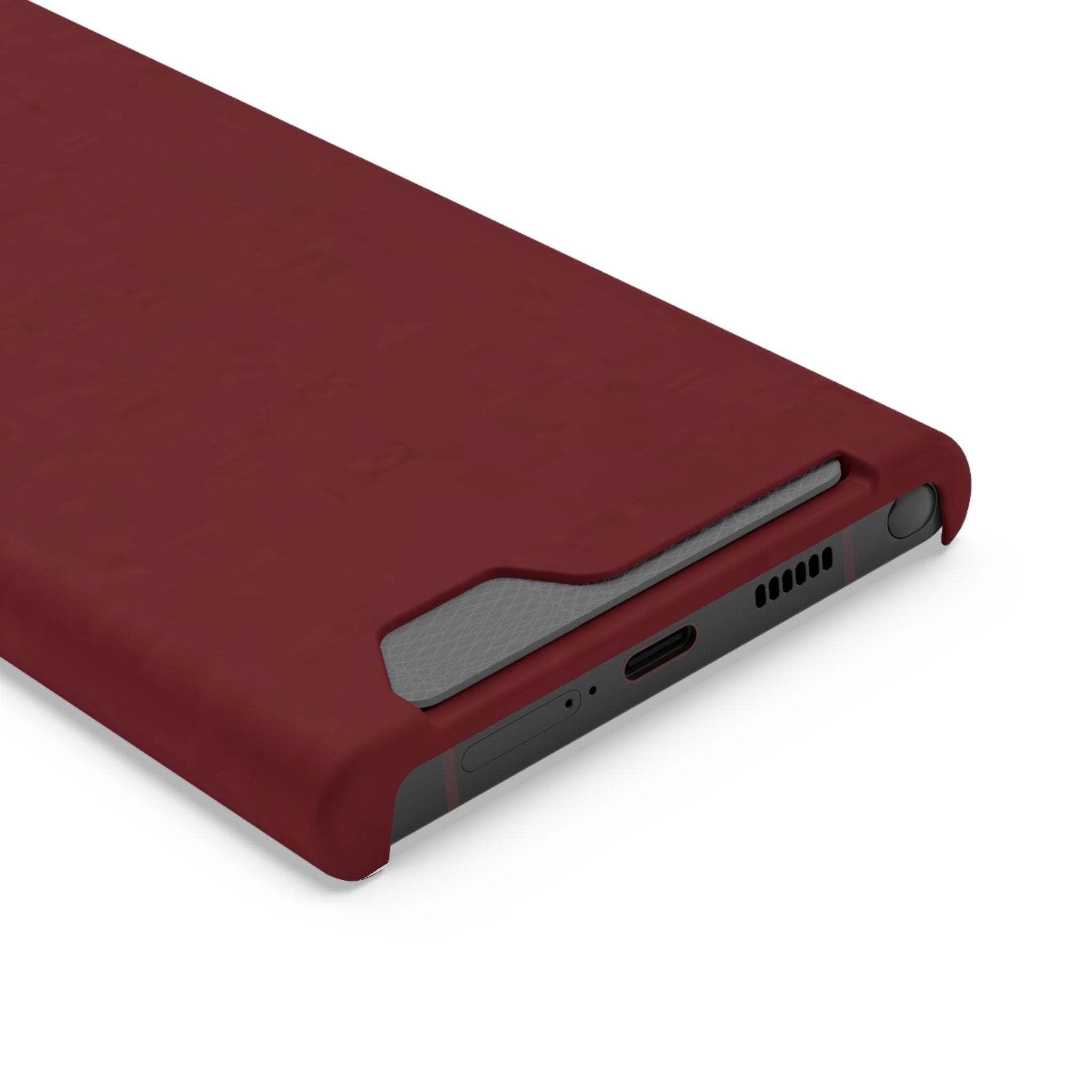Dark Cherry Card Holder Phone Case