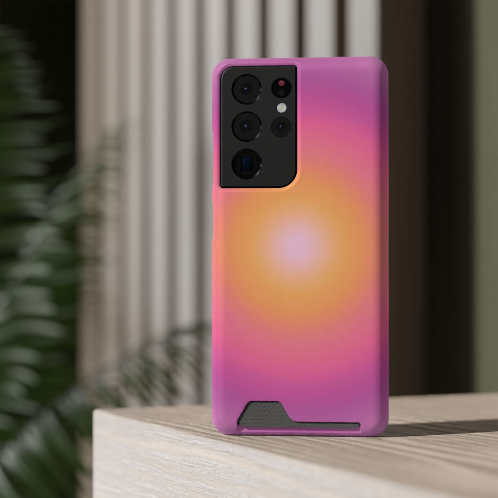 Sunset Gradient Phone Case with Card Holder