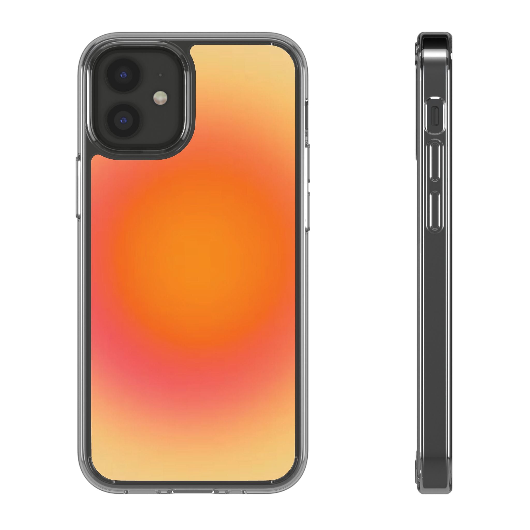 Clear Sunburst Protective Phone Case