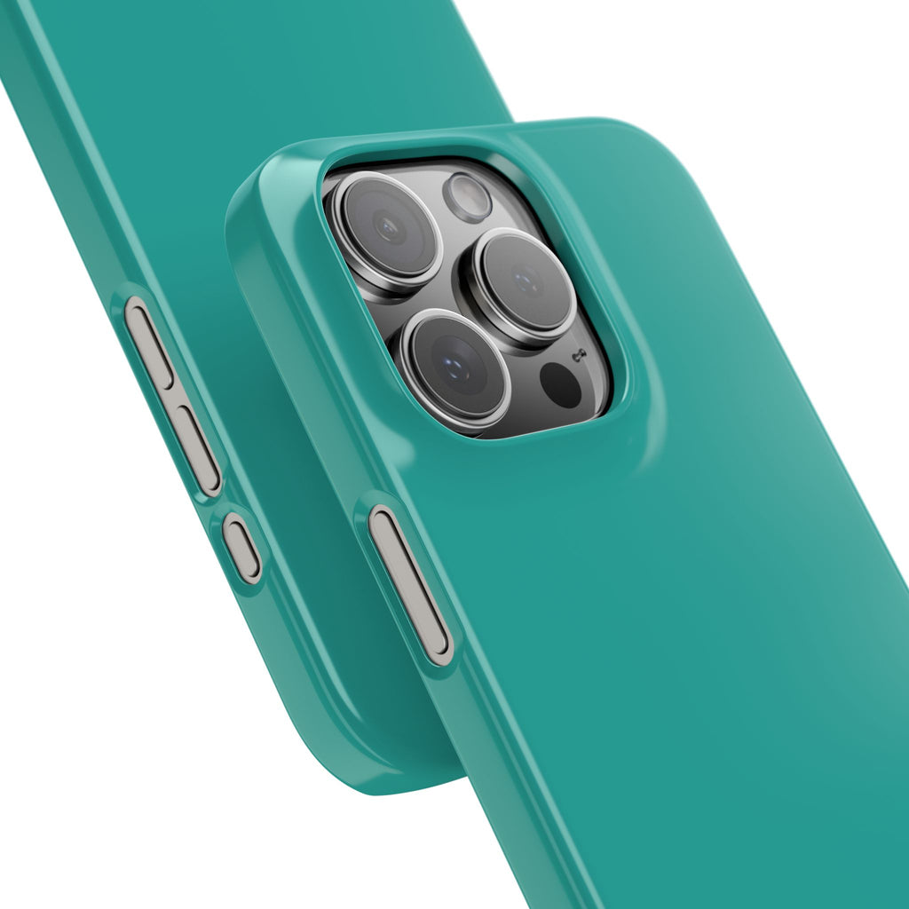 Teal Snap Phone Case