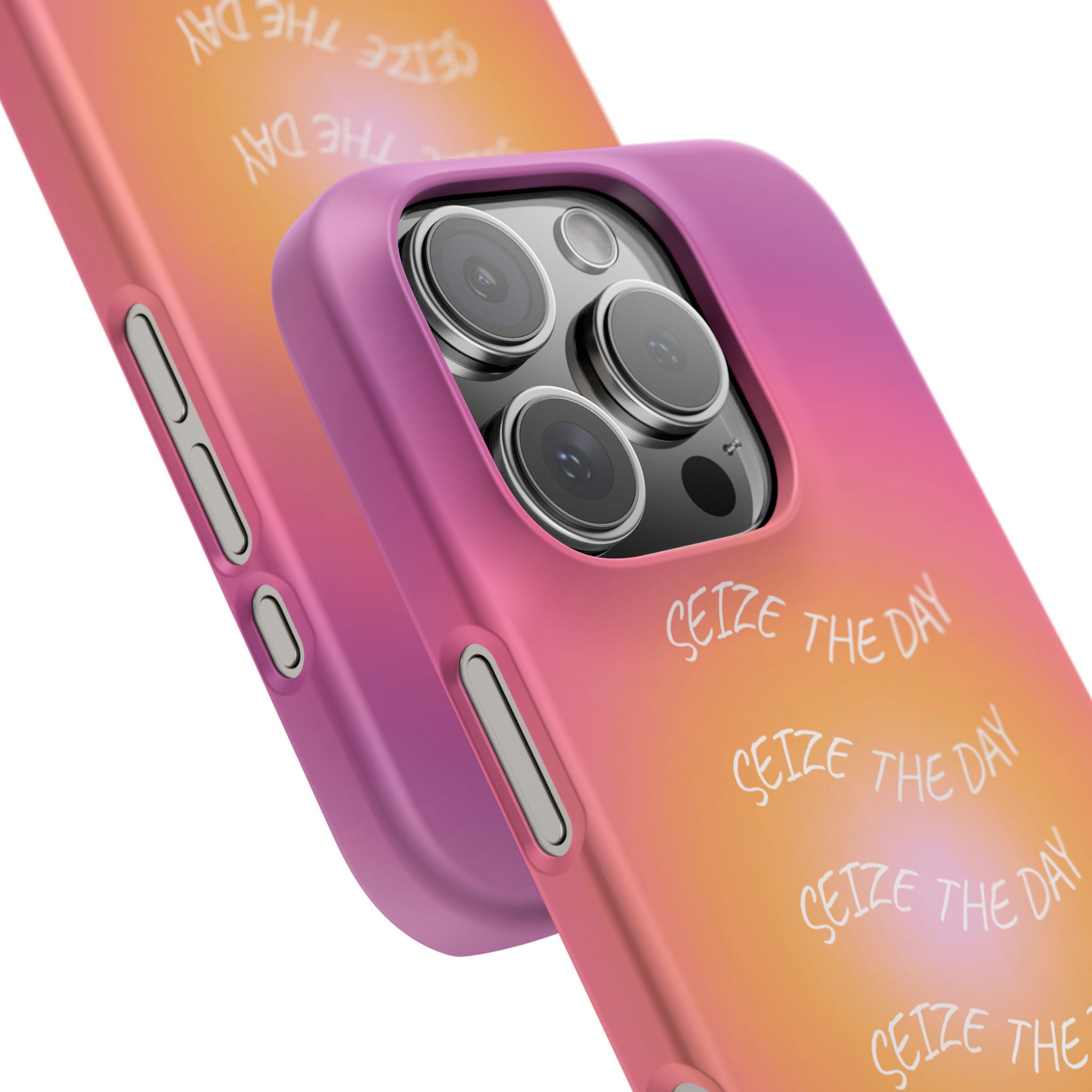 Carpe Diem Sunburst Gradient Snap Phone Case