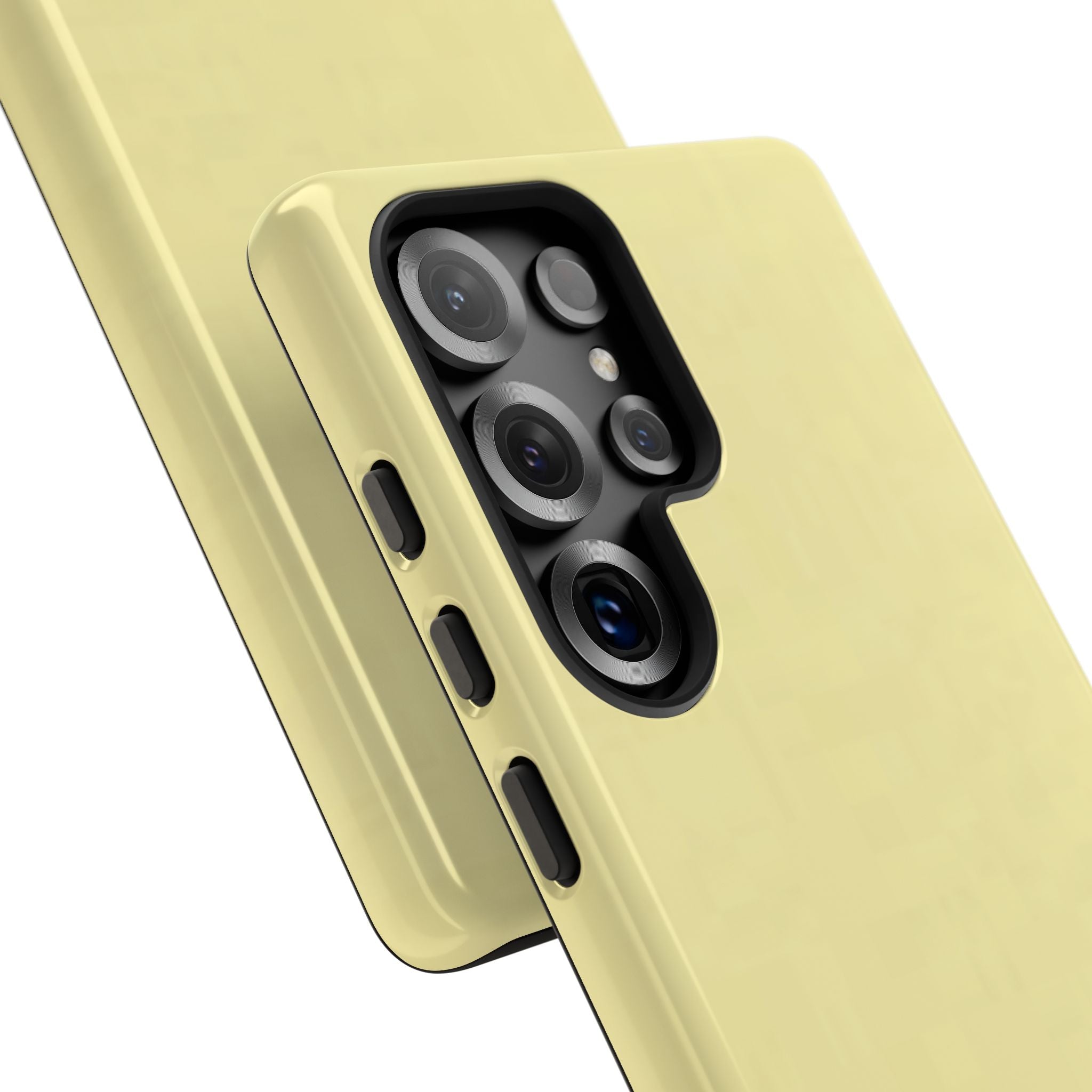 Pale Yellow Protective Phone Case