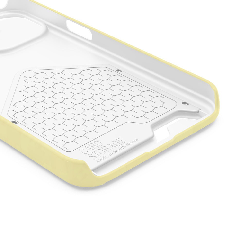 Pale Yellow Card-Holder Phone Case