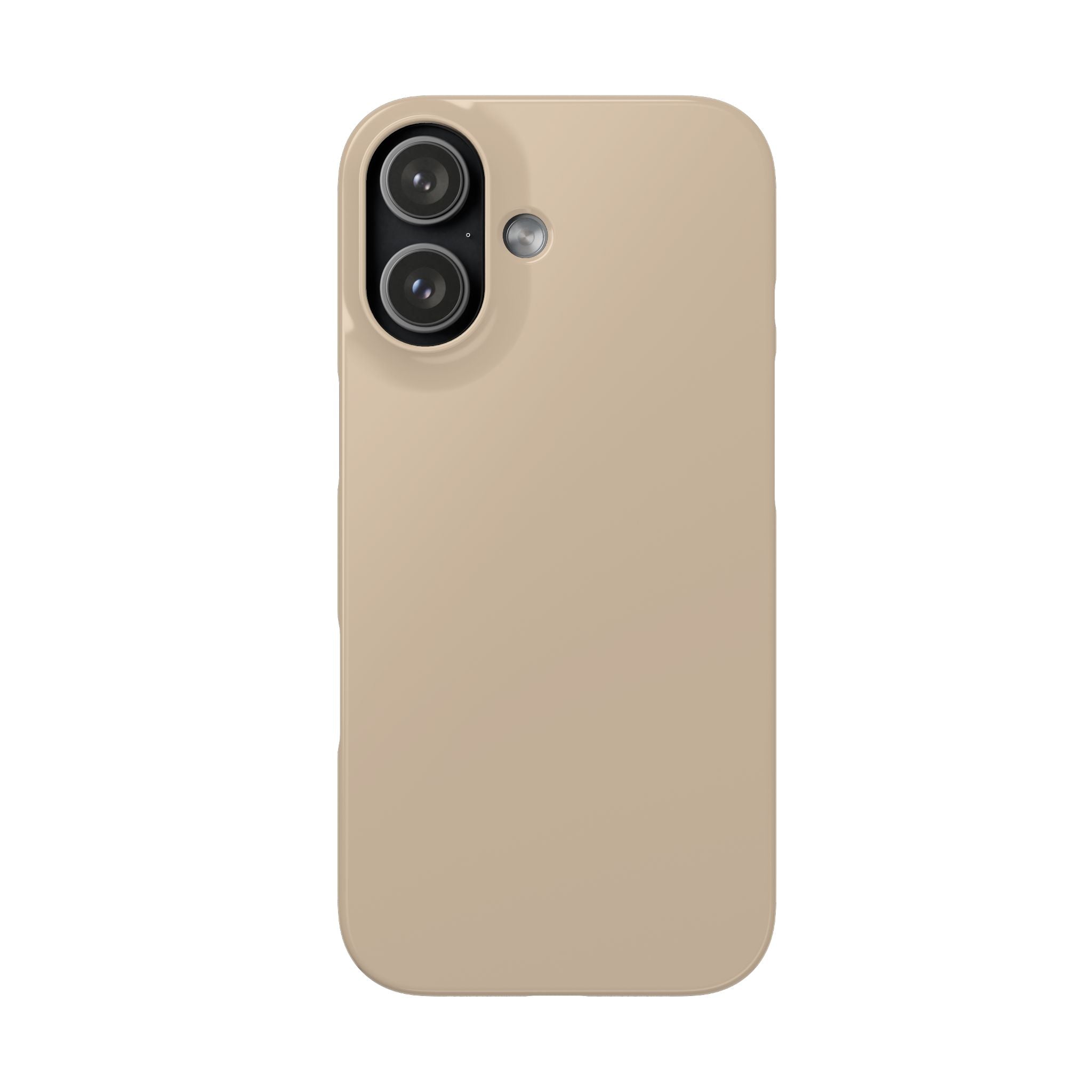 Beige Snap Phone Case