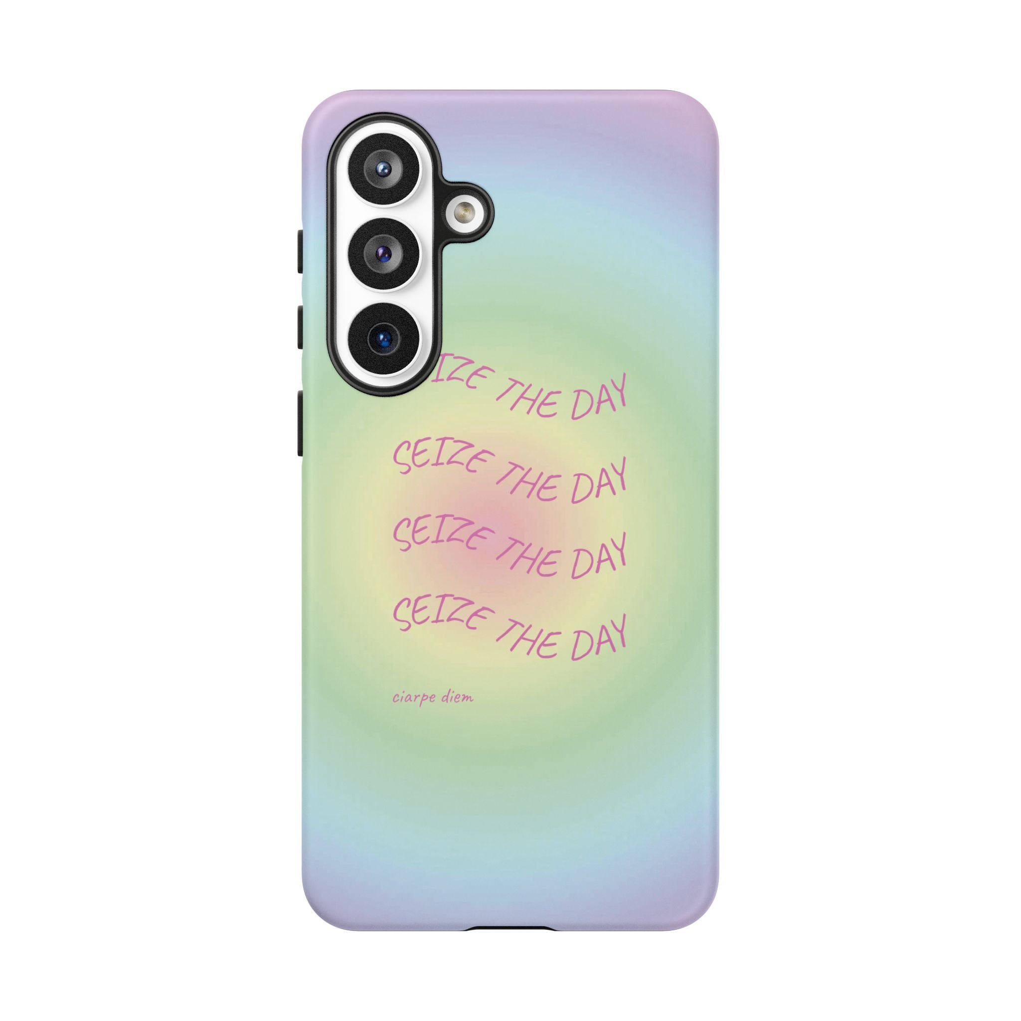 Bermuda Halo Seize The Day Pastel Gradient Tough Phone Case