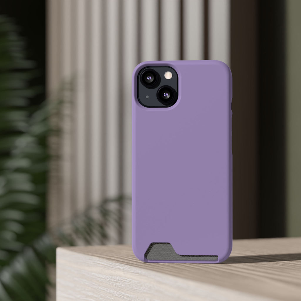Lilac Card Holder Phone Case