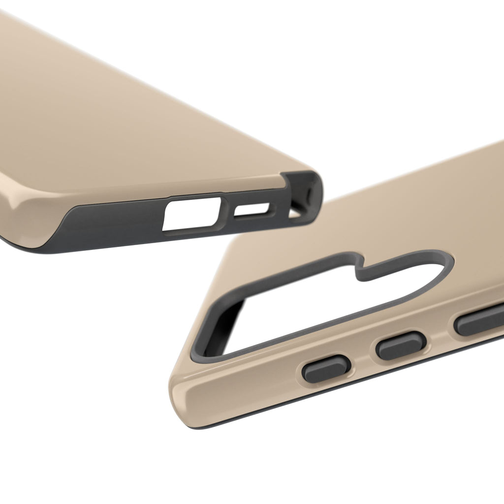 Beige Protective Phone Case
