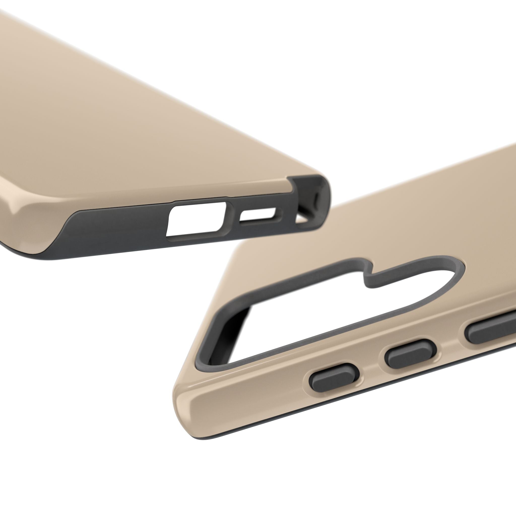 Beige Protective Phone Case