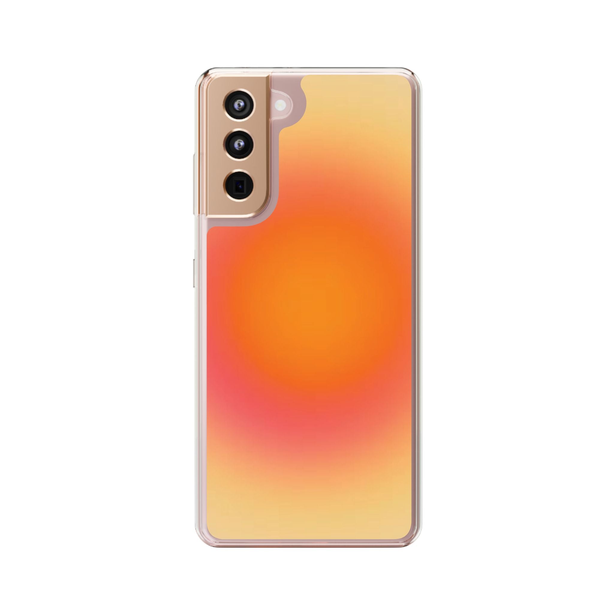Clear Sunburst Protective Phone Case