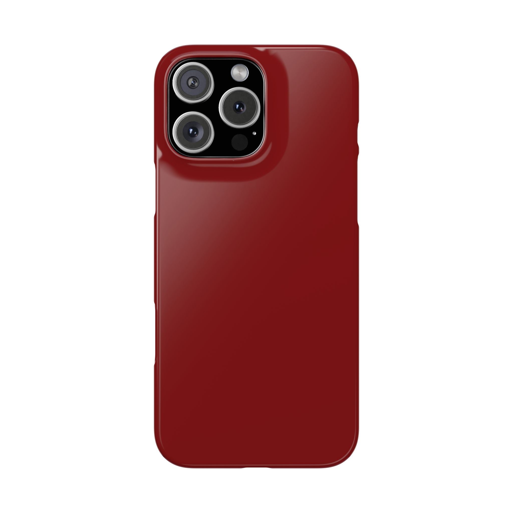 Dark Red Snap Phone Case