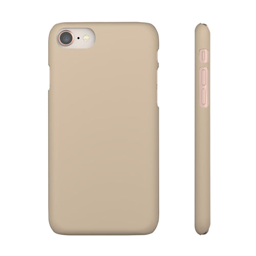 Beige Snap Phone Case