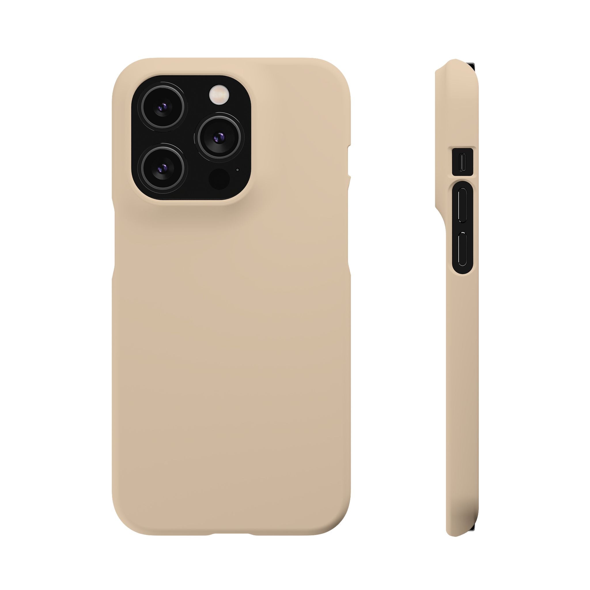 Beige Snap Phone Case