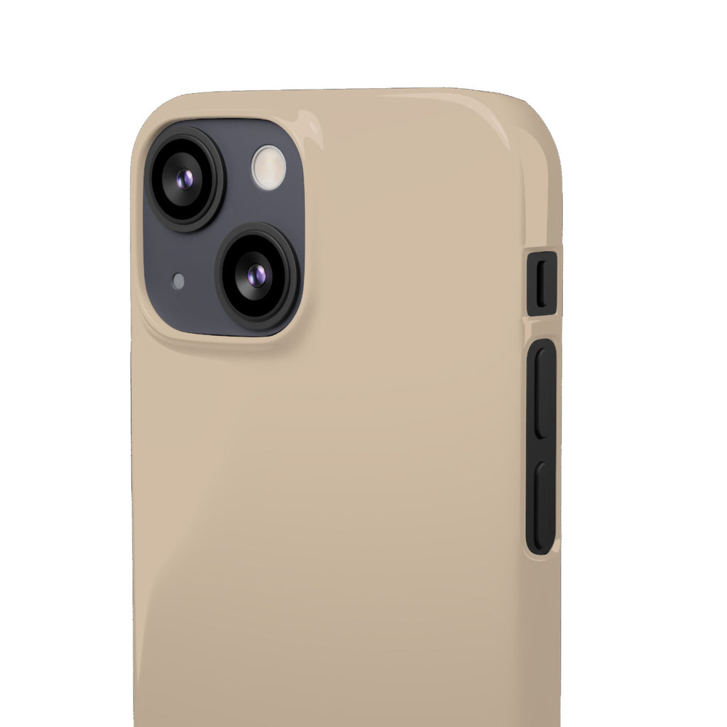 Beige Snap Phone Case
